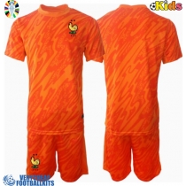 France Goalkeeper Replica Away Minikit Euro 2024 Short Sleeve (+ pants)